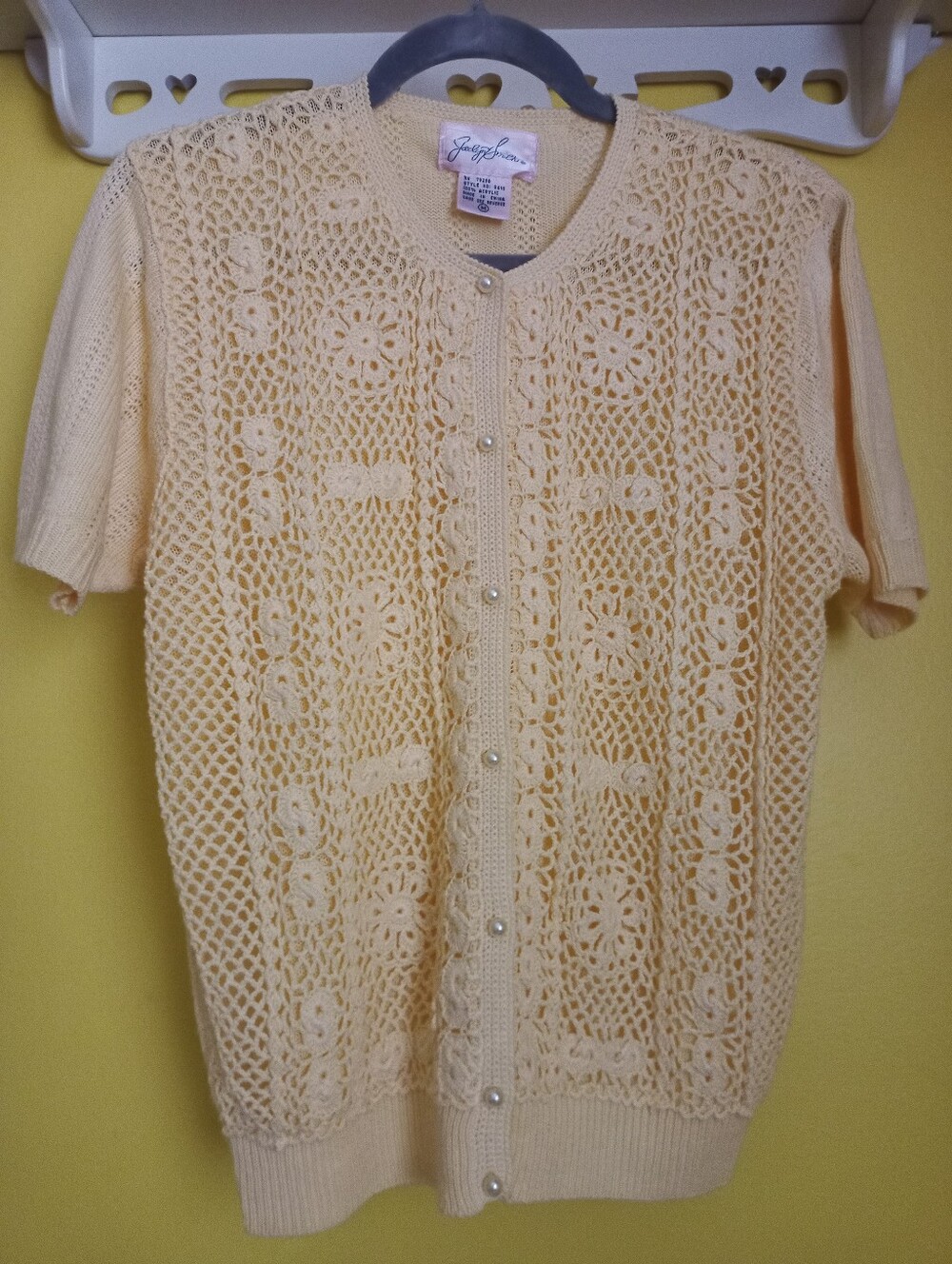 Medium Yellow Jocelyn Smith Cardigan